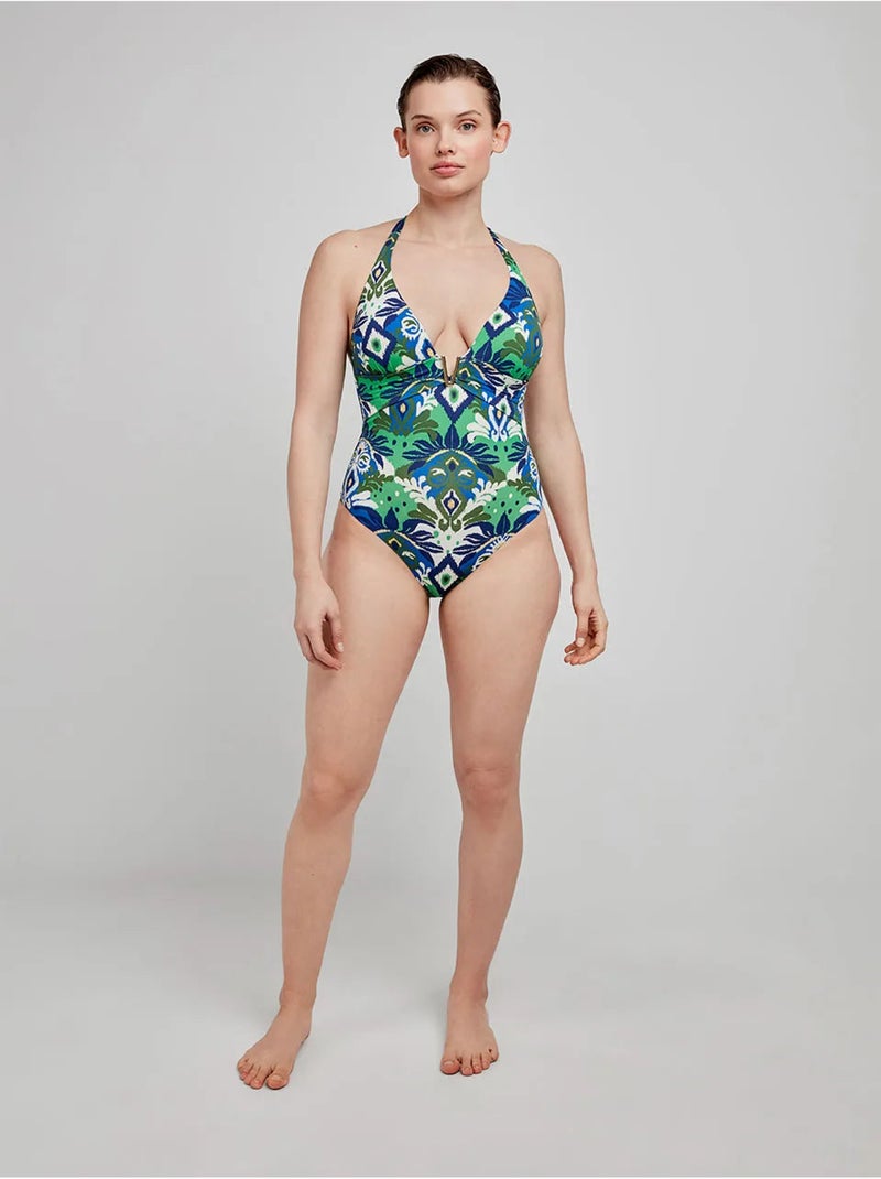 Maillot de bain sans armature imprimé Multicolore - Kiabi