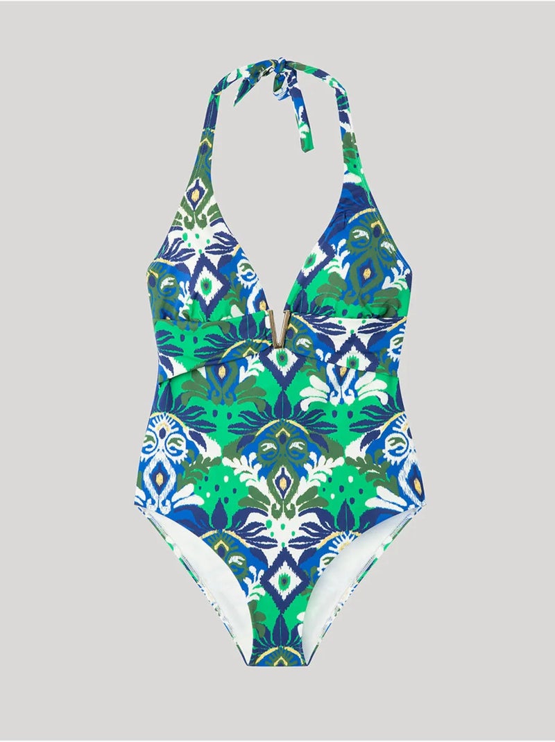 Maillot de bain sans armature imprimé Multicolore - Kiabi
