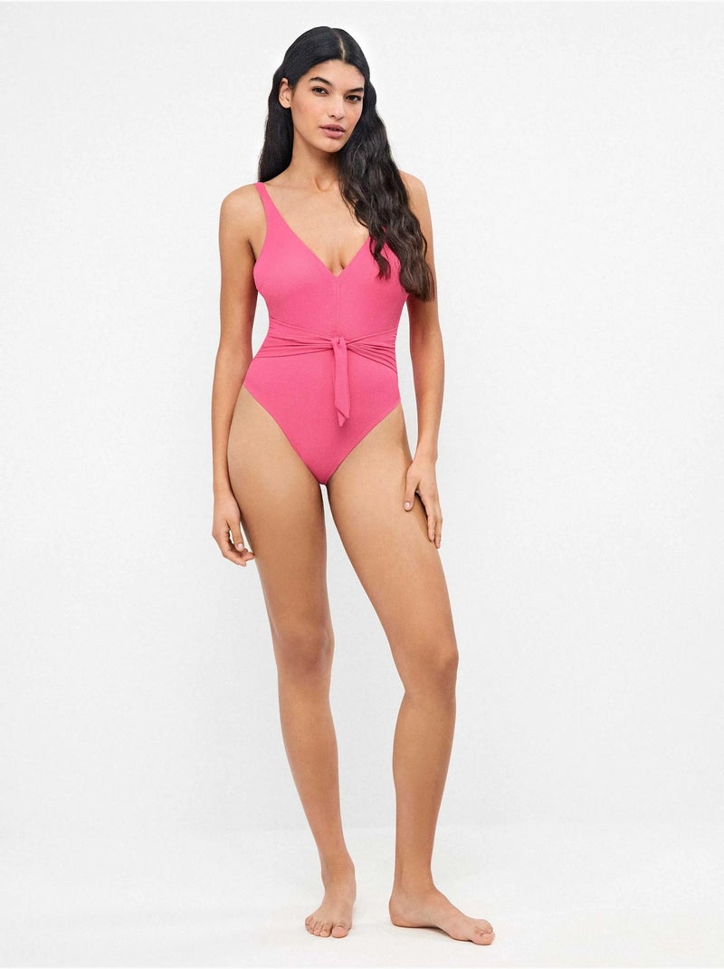 Maillot de bain sans armature Rose - Kiabi
