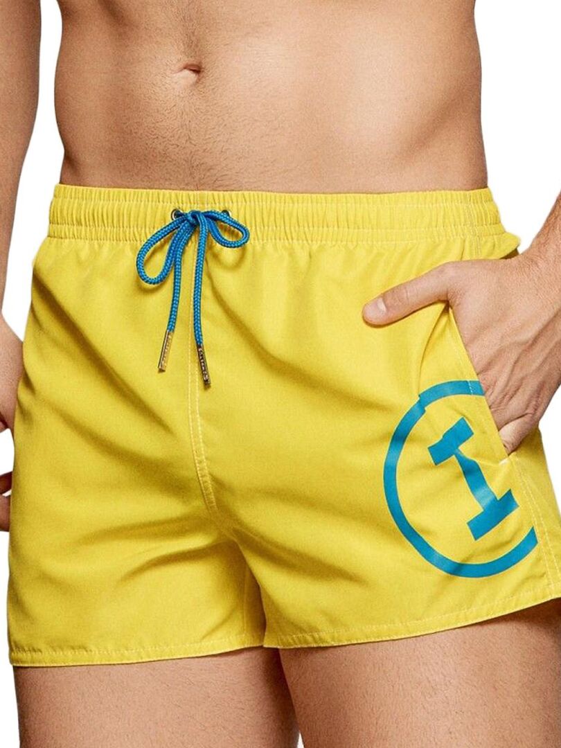 Maillot De Bain Piscine Homme Short De Bain Homme Mi-long Nylon