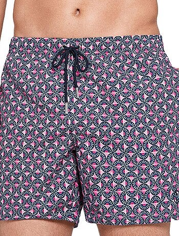 Short de bain 'No publik' - Rose/gris - Kiabi - 7.50€