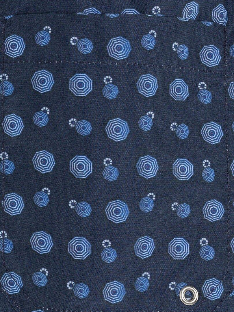 Maillot de bain short imprimé parasols Fallonica Bleu - Kiabi
