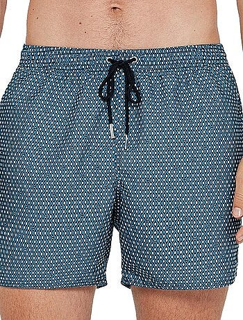 Maillot de bain short imprimé Toulon - Kiabi