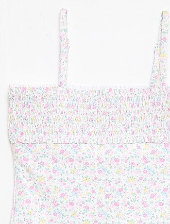 Maillot de bain smock avec chouchou