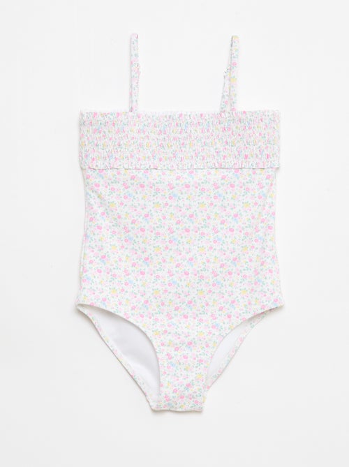 Maillot de bain smock avec chouchou - Kiabi Maillot de bain smock avec chouchou - Kiabi