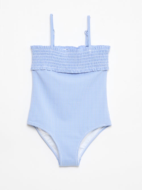 Maillot de bain smock + chouchou - 1 pièce - Kiabi Maillot de bain smock + chouchou - 1 pièce - Kiabi