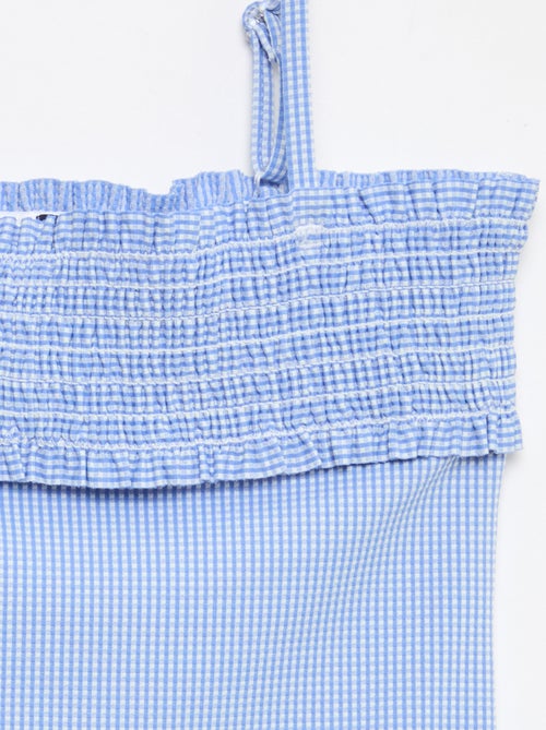 Maillot de bain smock + chouchou - 1 pièce - Kiabi Maillot de bain smock + chouchou - 1 pièce - Kiabi