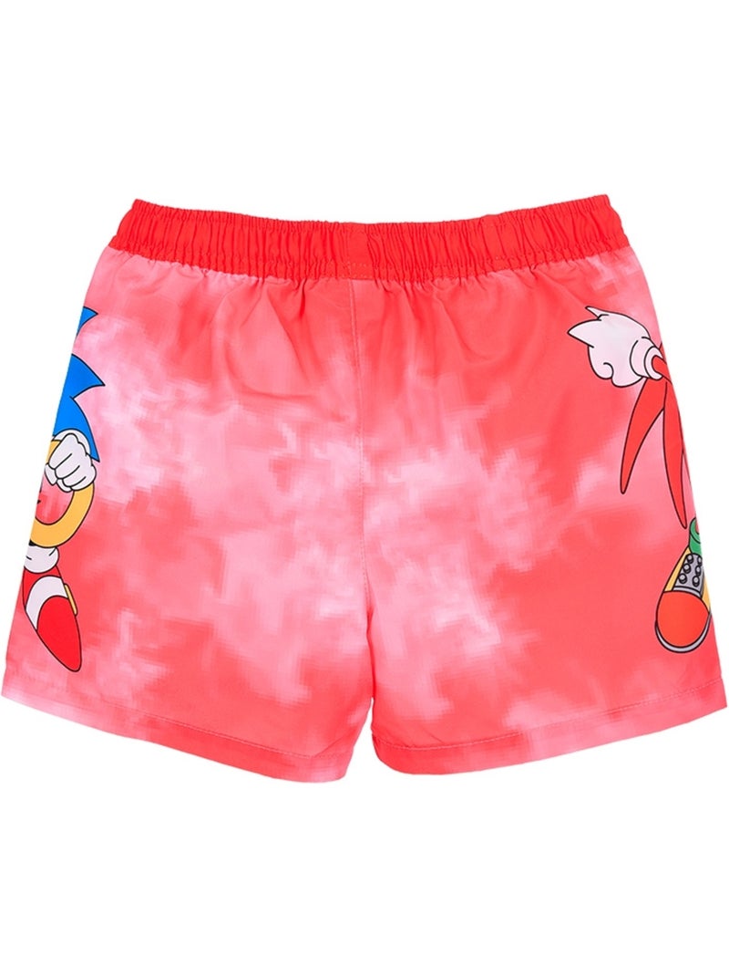 Maillot de Bain Sonic| Licence Officielle Rouge - Kiabi