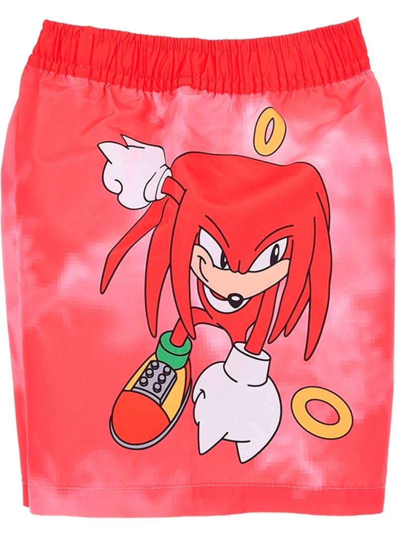 Maillot de Bain Sonic| Licence Officielle Rouge - Kiabi