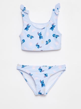 Maillot de bain 'Stitch' 'Disney'  avec nœuds décoratifs - 2 pièces