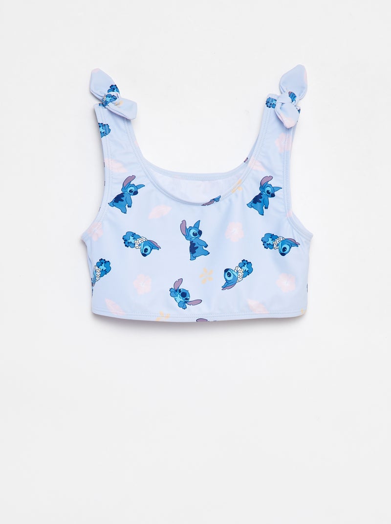 Maillot de bain 'Stitch' 'Disney'  avec nœuds décoratifs - 2 pièces BLEU - Kiabi
