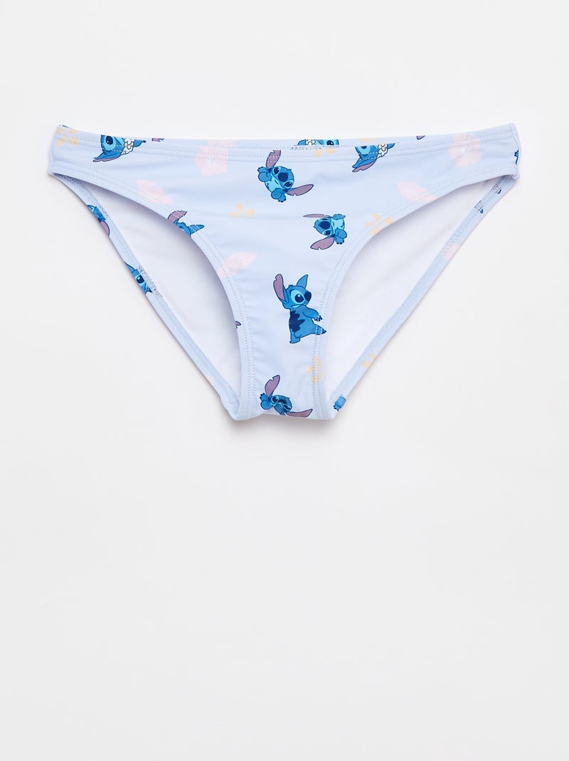 Maillot de bain 'Stitch' 'Disney'  avec nœuds décoratifs - 2 pièces BLEU - Kiabi