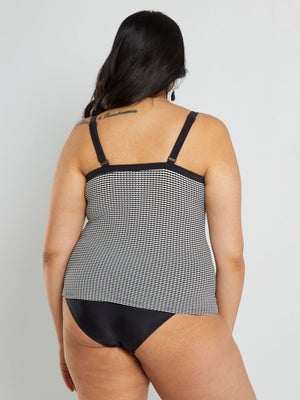 Maillot De Bain Grande Taille Femme - Shorty Sport, Tankini, Plusieurs Coloris (blanc, Noir, Rouge...)