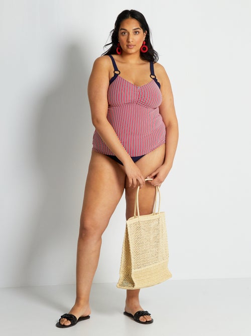 Maillot de bain tankini 2 pièces - Kiabi