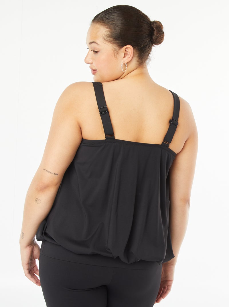 Maillot de bain tankini Noir - Kiabi
