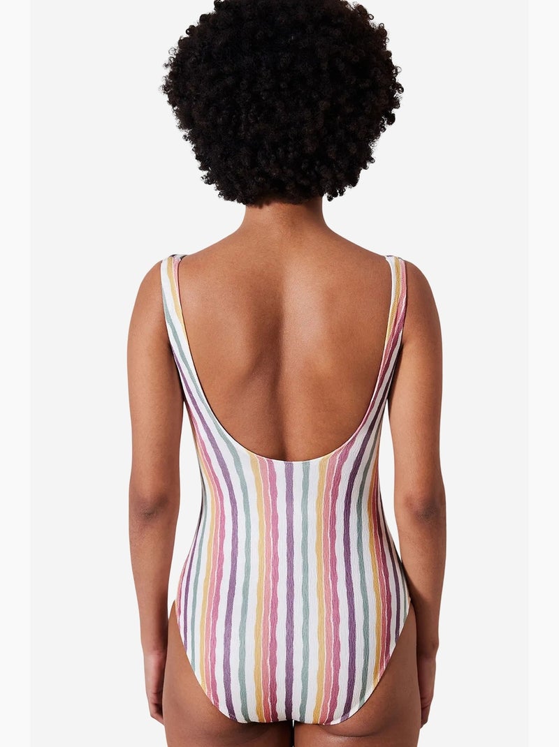 Maillot de bain texturé kofi sport penti Blanc - Kiabi