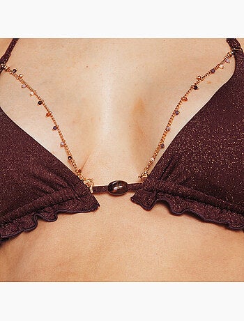 Maillot de bain triangle Paillette - RougeGorge Lingerie