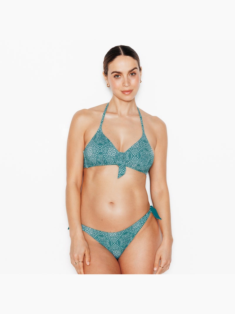 Maillot de bain triangle Palmyre - RougeGorge Lingerie Bleu Multicolore - Kiabi