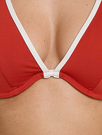 Maillot de bain triangle plunge Noeli - RougeGorge Lingerie