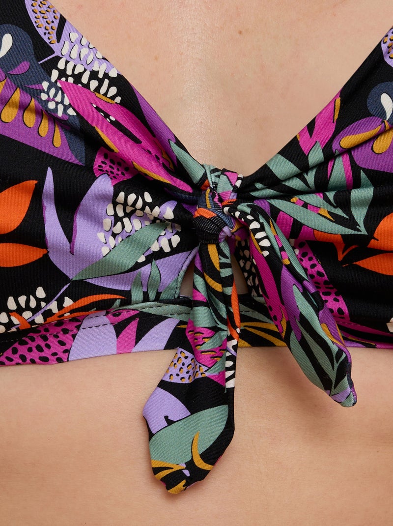 Maillot de bain triangle post op Lavande - RougeGorge Lingerie Noir - Kiabi