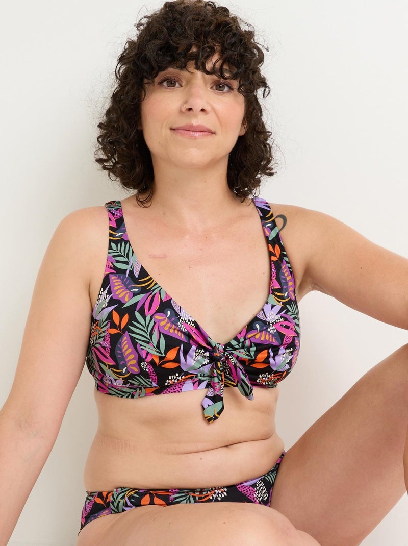 Maillot de bain triangle post op Lavande - RougeGorge Lingerie Noir - Kiabi