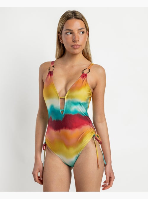 Maillot de bain une pièce ADMAS Boreal à col halter et décolleté plongeant pour femmes - Kiabi Maillot de bain une pièce ADMAS Boreal à col halter et décolleté plongeant pour femmes - Kiabi