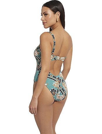 Maillot de bain une pièce armaturé asymétrique Bari