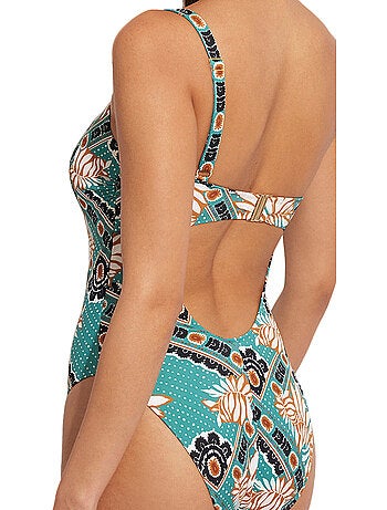 Maillot de bain une pièce armaturé asymétrique bari