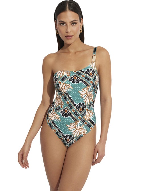 Maillot de bain une pièce armaturé asymétrique Bari - Kiabi