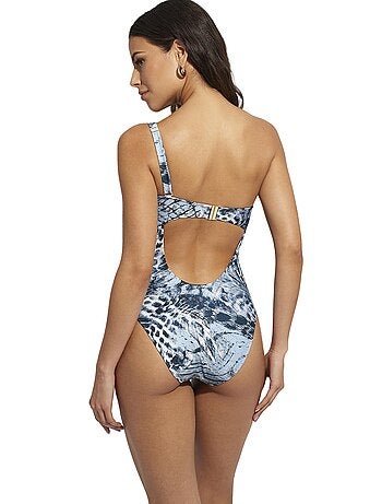 Maillot de bain une pièce armaturé asymétrique Zanzibar