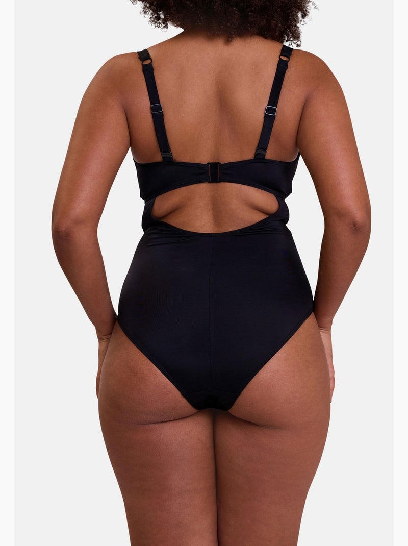 Maillot de bain une pièce aruba sans complexe lingerie Noir - Kiabi