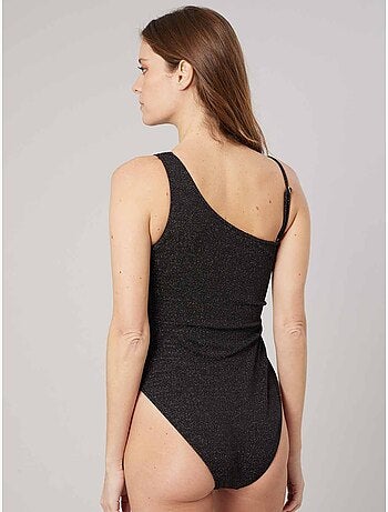 Maillot de bain une pièce asymétrique effet pailleté 'Deeluxe'