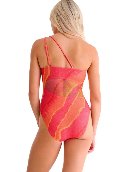 Maillot de bain une pièce asymétrique sans armatures ATLANTIDA - Kiabi