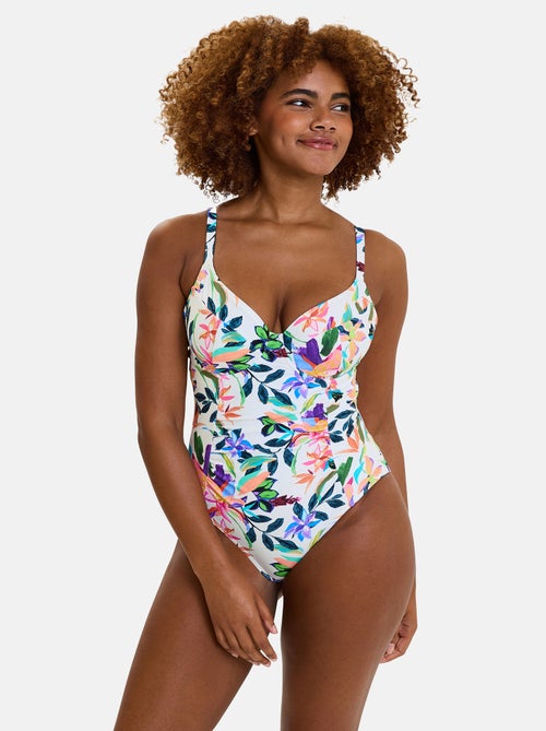 Maillot de bain une pièce Barbade Sans Complexe - Kiabi Maillot de bain une pièce Barbade Sans Complexe - Kiabi