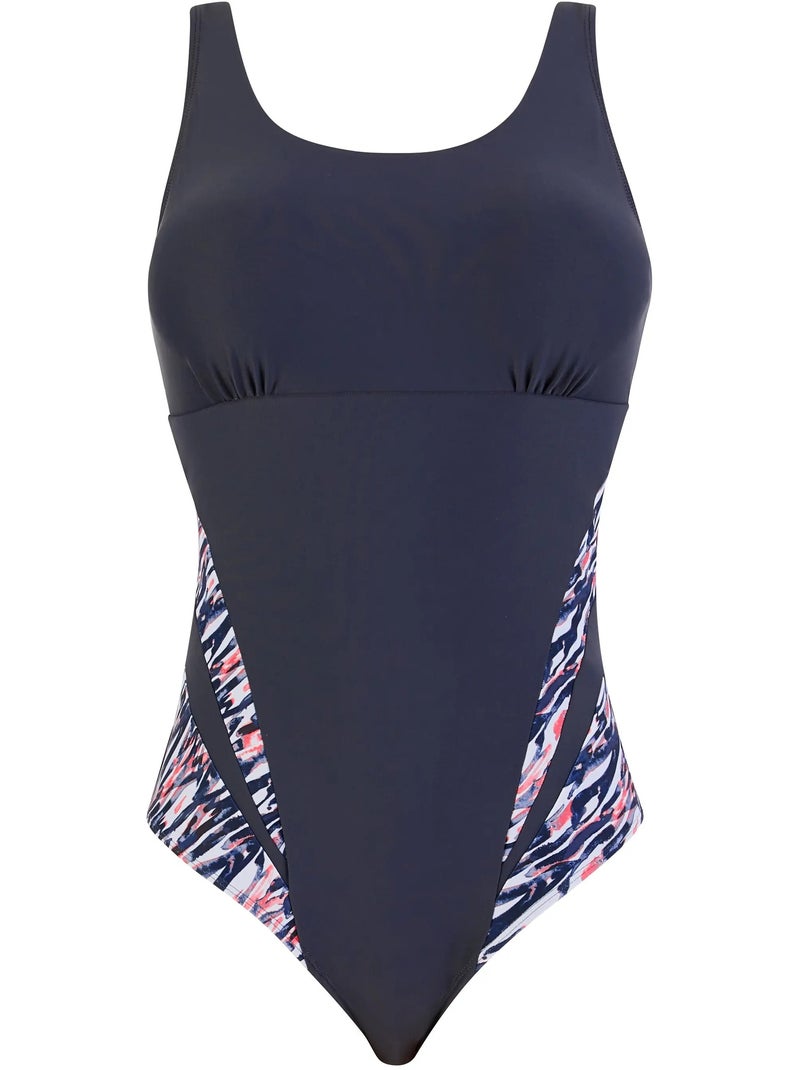 Maillot de bain une pièce Bondi Beach Sans Complexe Gris - Kiabi