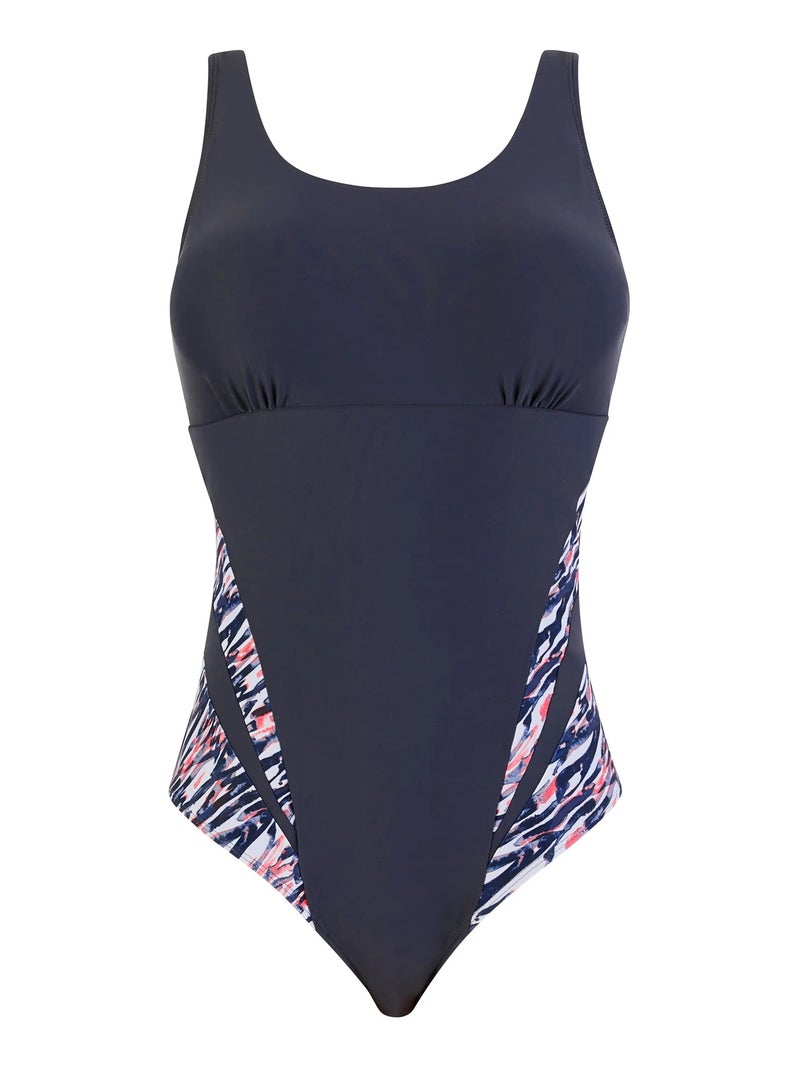 Maillot de bain une pièce Bondi Beach Sans Complexe Gris - Kiabi