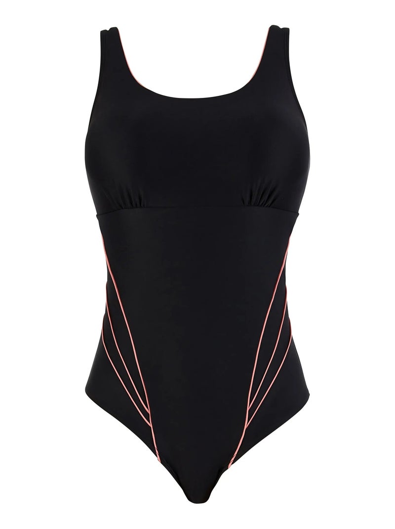 Maillot de bain une pièce Bondi Beach Sans Complexe Noir - Kiabi