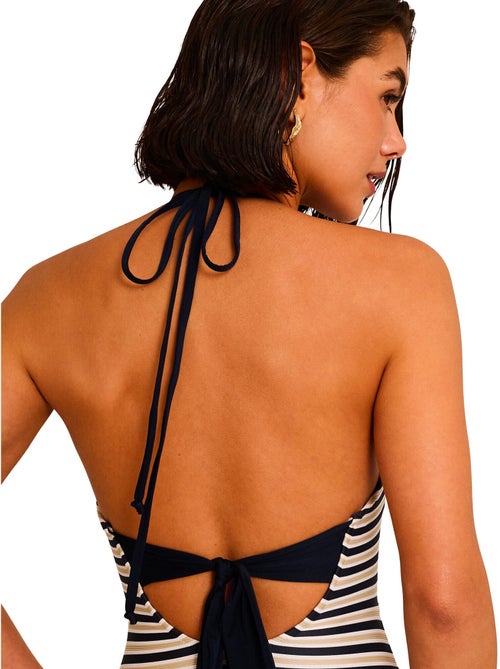 Maillot de bain une pièce bustier armaturé SAILOR - Kiabi Maillot de bain une pièce bustier armaturé SAILOR - Kiabi