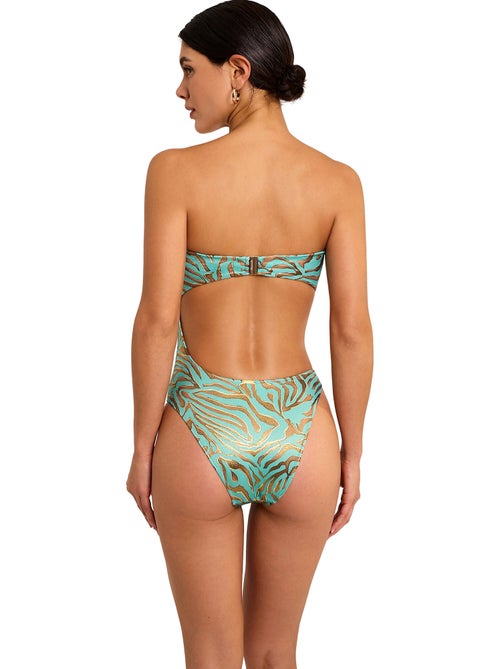 Maillot de bain une pièce bustier armaturé UTOPIA - Kiabi