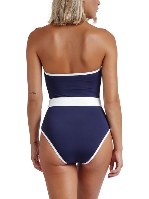 Maillot de bain une pièce bustier préformé Sailor Club - Kiabi