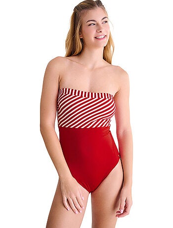 Maillot de bain une pièce bustier sans armatures BONDI BEACH