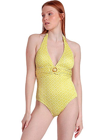 Maillot de bain une pièce dos nu préformé Scarf