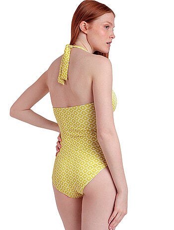 Maillot de bain une pièce dos nu préformé Scarf