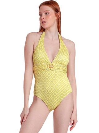 Maillot de bain une pièce dos nu préformé Scarf