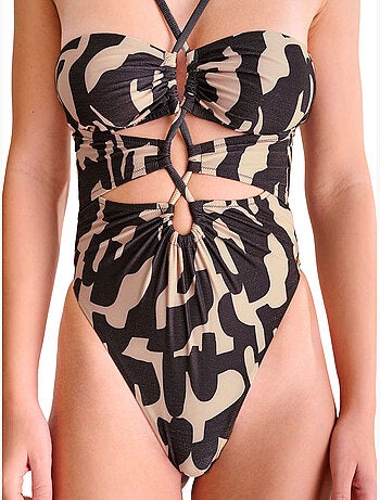 Maillot de bain une pièce échancré sans armatures ASWAN