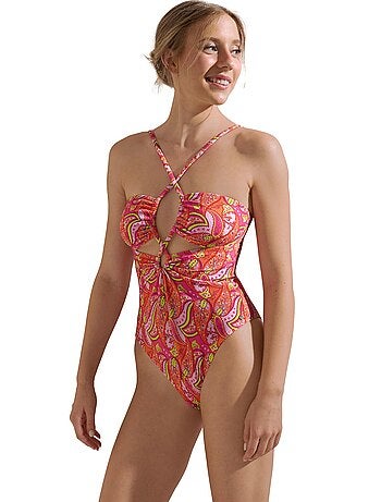 Maillot de bain une pièce échancré sans armatures Kavala