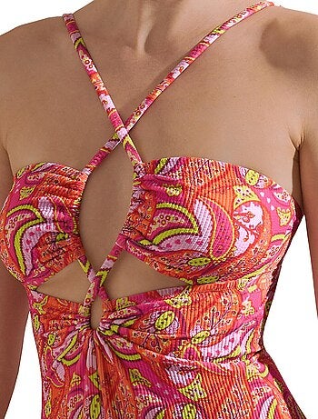 Maillot de bain une pièce échancré sans armatures Kavala