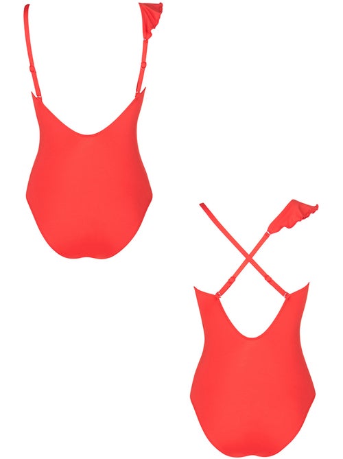 Maillot de bain une pièce échancré sans armatures multipositions Kenya - Kiabi