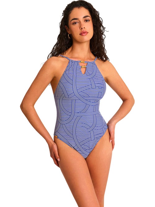 Maillot de bain une pièce encolure haute REVERIE - Kiabi Maillot de bain une pièce encolure haute REVERIE - Kiabi