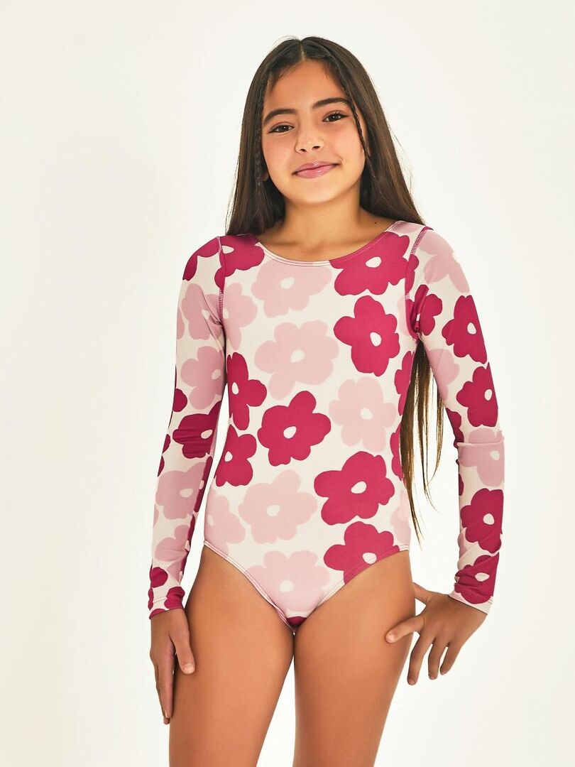 Maillot de bain une piece fille UPF 50 UV Line